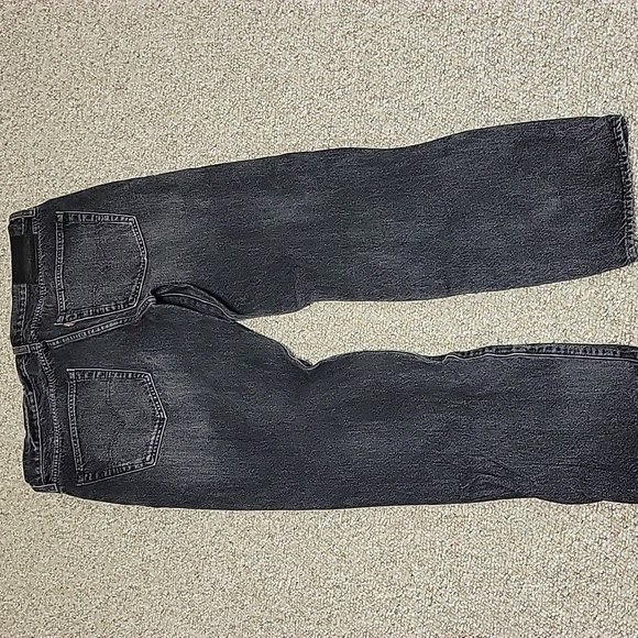 Levi's Men's Charcoal Relaxed 502  Premium Jeans Mens Sz 36 X 32 - Picture 2 of 7